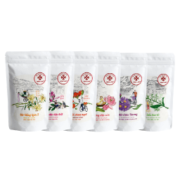 Ô mai túi zip kraft đồng giá 28k 12 mùa hoa